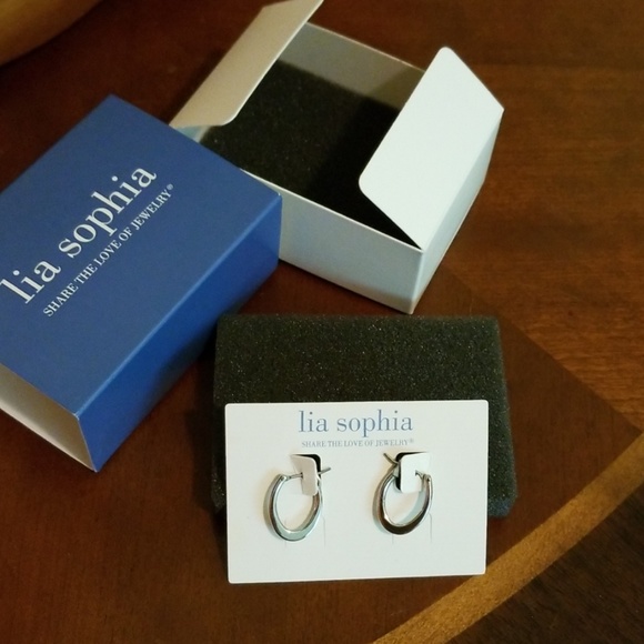 Lia Sophia Jewelry - Lia Sophia hoop earrings Lia Sophia Jewelry - Lia Sophia hoop earrings